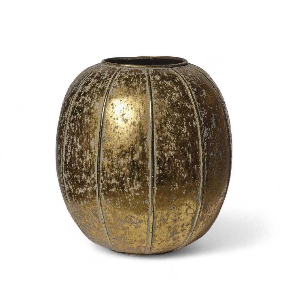 VASO METALLO BRONZO 31.5X31.5XH34